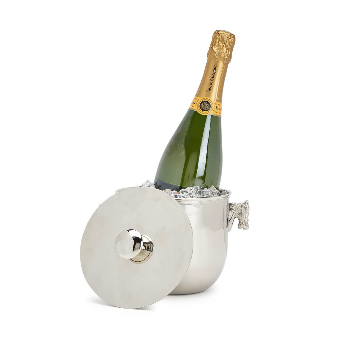 Horse Handles Silver Ice Bucket front | MILK MONEY milkmoney.co | Home decor online, Modern home decor, Luxury home furnishings, Best home decor, Home accessories for sale, Living room furniture sets, Kitchen decor ideas, Wall art for home, Bathroom accessories, Vintage home decor, Minimalist home decor