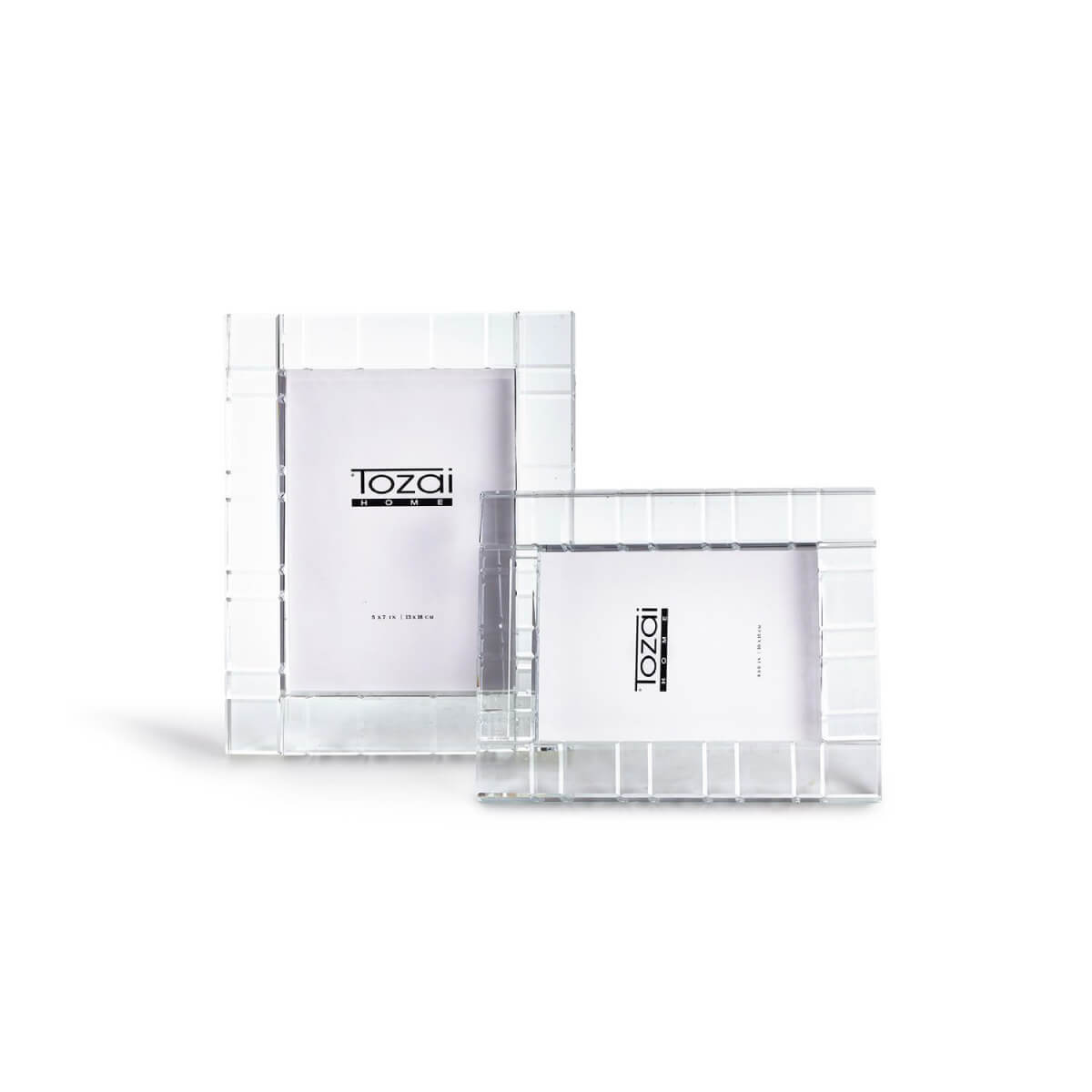 Hudson Plaid Crystal Photo Frame