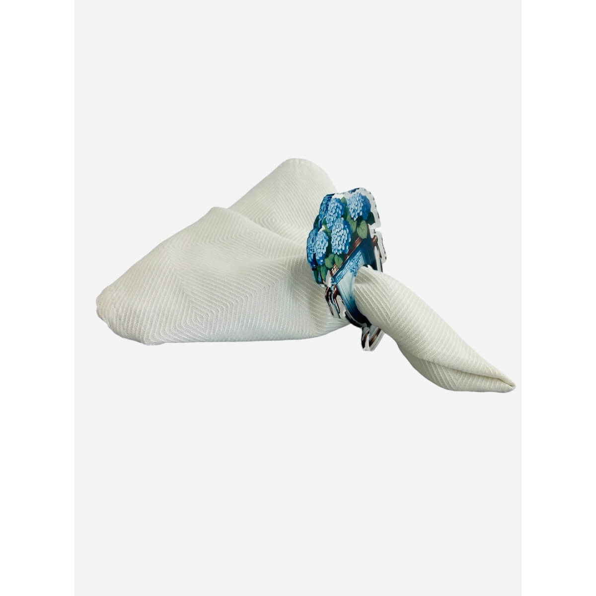 Hydrangea Acrylic Napkin Ring Set of 4 front | MILK MONEY milkmoney.co | Home decor online, Modern home decor, Luxury home furnishings, Best home decor, Home accessories for sale, Living room furniture sets, Kitchen decor ideas, Wall art for home, Bathroom accessories, Vintage home decor, Minimalist home decor