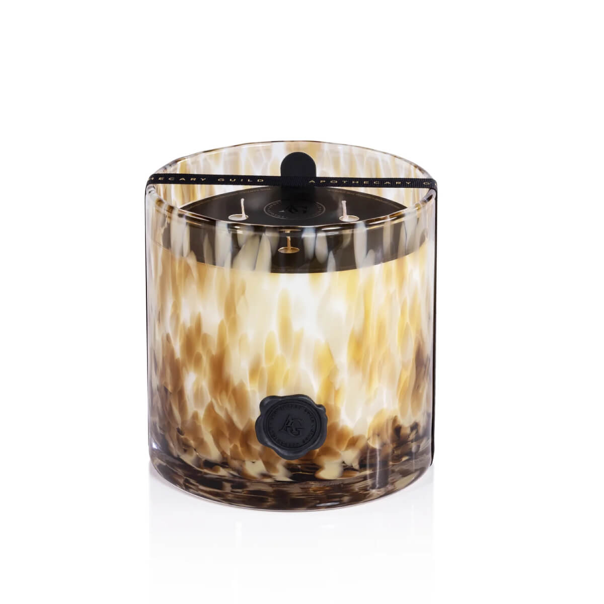 Javanese Vetiver Opal Glass 3 Wick Candle