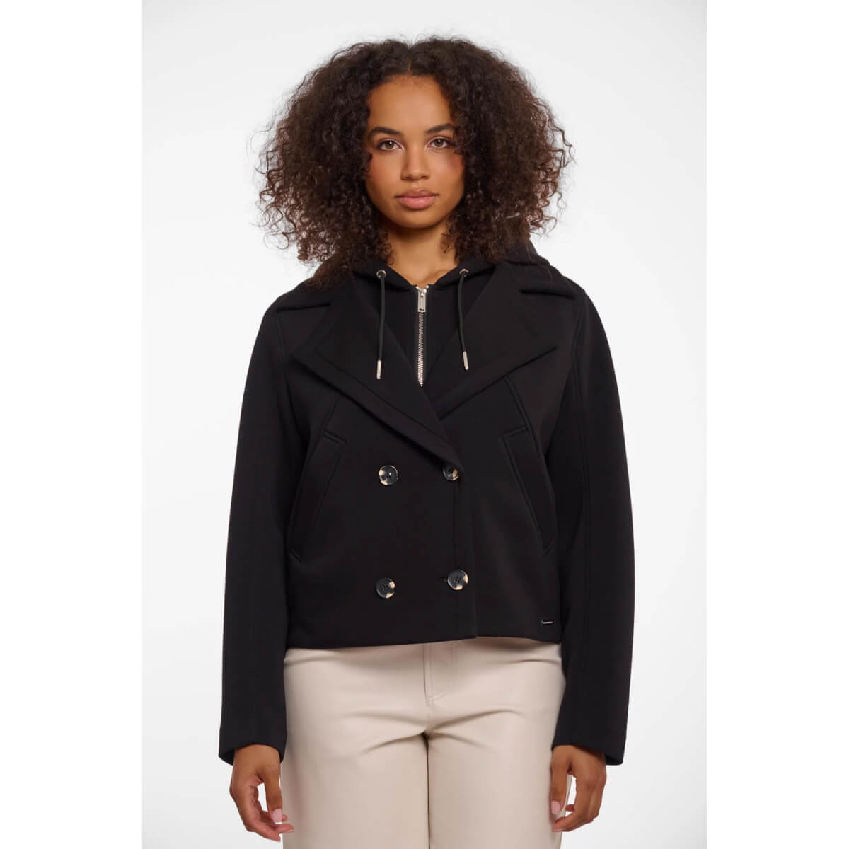 Jennifer Jacket black front | MILK MONEY milkmoney.co | cute jackets for women. cute coats. cool jackets for women. stylish jackets for women. trendy jackets for women. trendy womens coats.