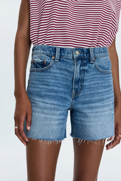 Pistola Kennedy Relaxed Mid Rise Cut Off Short