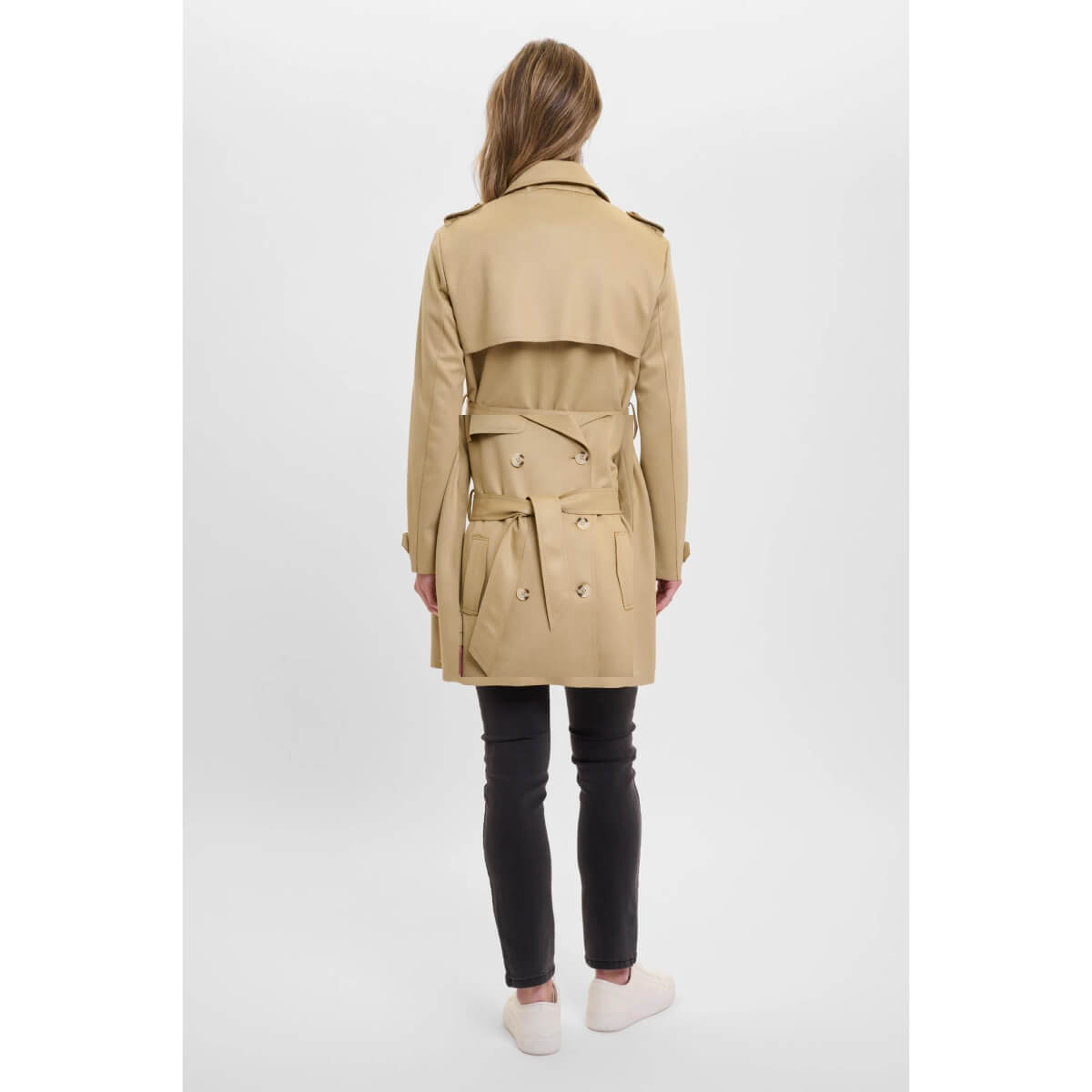 Kyona Trenchcoat desert back | MILK MONEY milkmoney.co | cute jackets for women. cute coats. cool jackets for women. stylish jackets for women. trendy jackets for women. trendy womens coats.