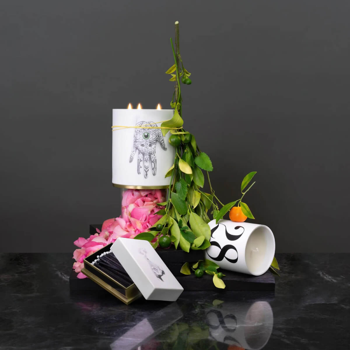 L'Objet Mamounia No.28 Candle - 3 Wick lifestyle | MILK MONEY milkmoney.co | white elephant gift ideas, gift, mother's day gift ideas, white elephant gift, gift shops near me, cute home decor, mother's day gift, cute home accents, handmade in USA, elegant home decor