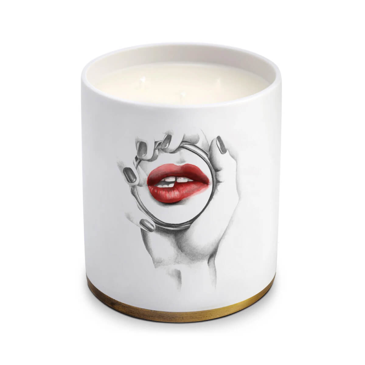 L'Objet Oh Mon Dieu No.69 Candle - 3 Wick front | MILK MONEY milkmoney.co | white elephant gift ideas, gift, mother's day gift ideas, white elephant gift, gift shops near me, cute home decor, mother's day gift, cute home accents, handmade in USA, elegant home decor