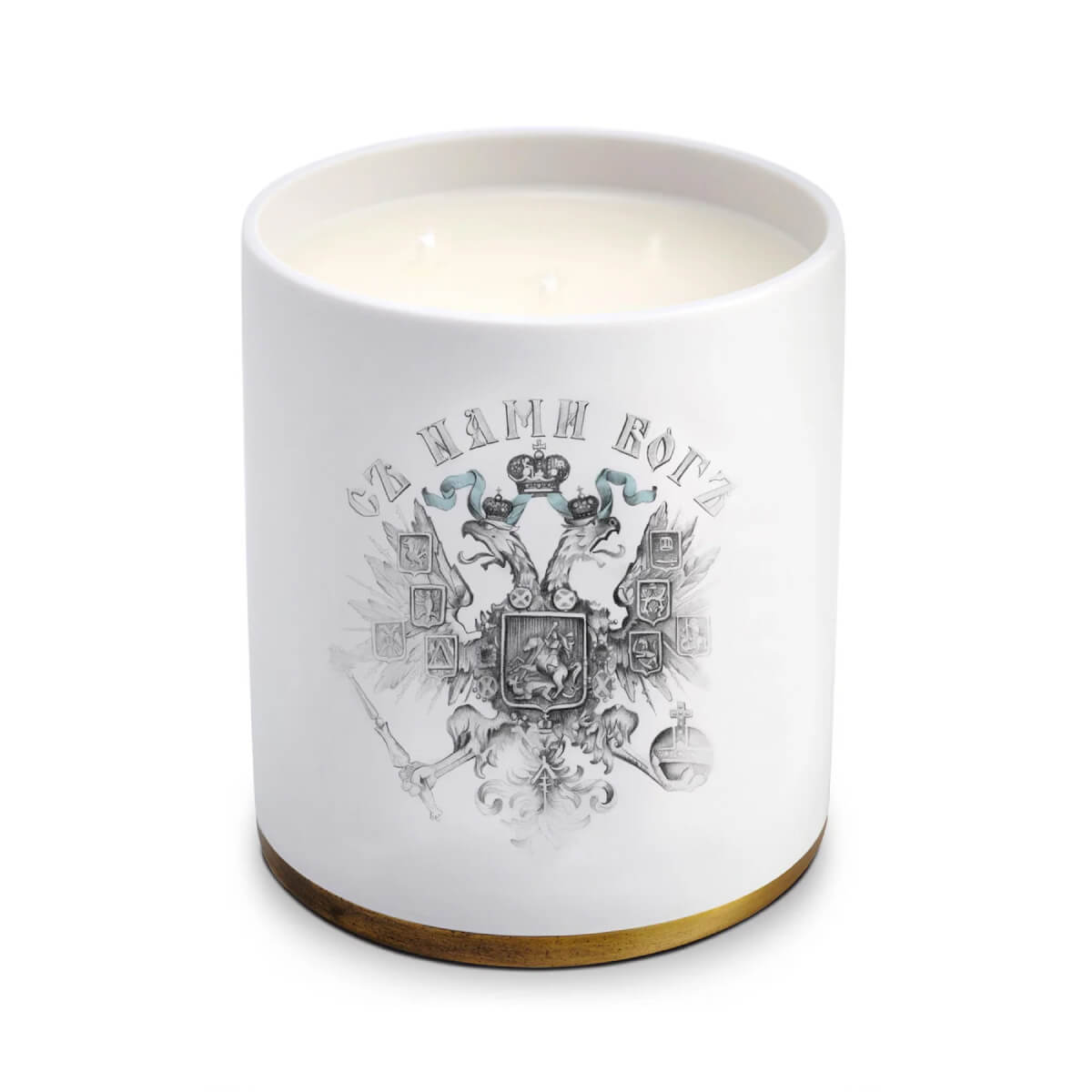 L'Objet Thé Russe No.75 Candle - 3 Wick front | MILK MONEY milkmoney.co | white elephant gift ideas, gift, mother's day gift ideas, white elephant gift, gift shops near me, cute home decor, mother's day gift, cute home accents, handmade in USA, elegant home decor