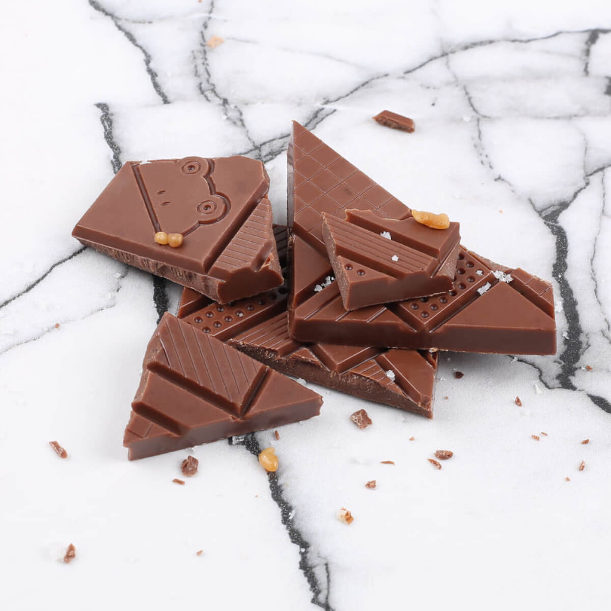 Le Chocolate des Français Milk Chocolate & Salted Caramel Bar