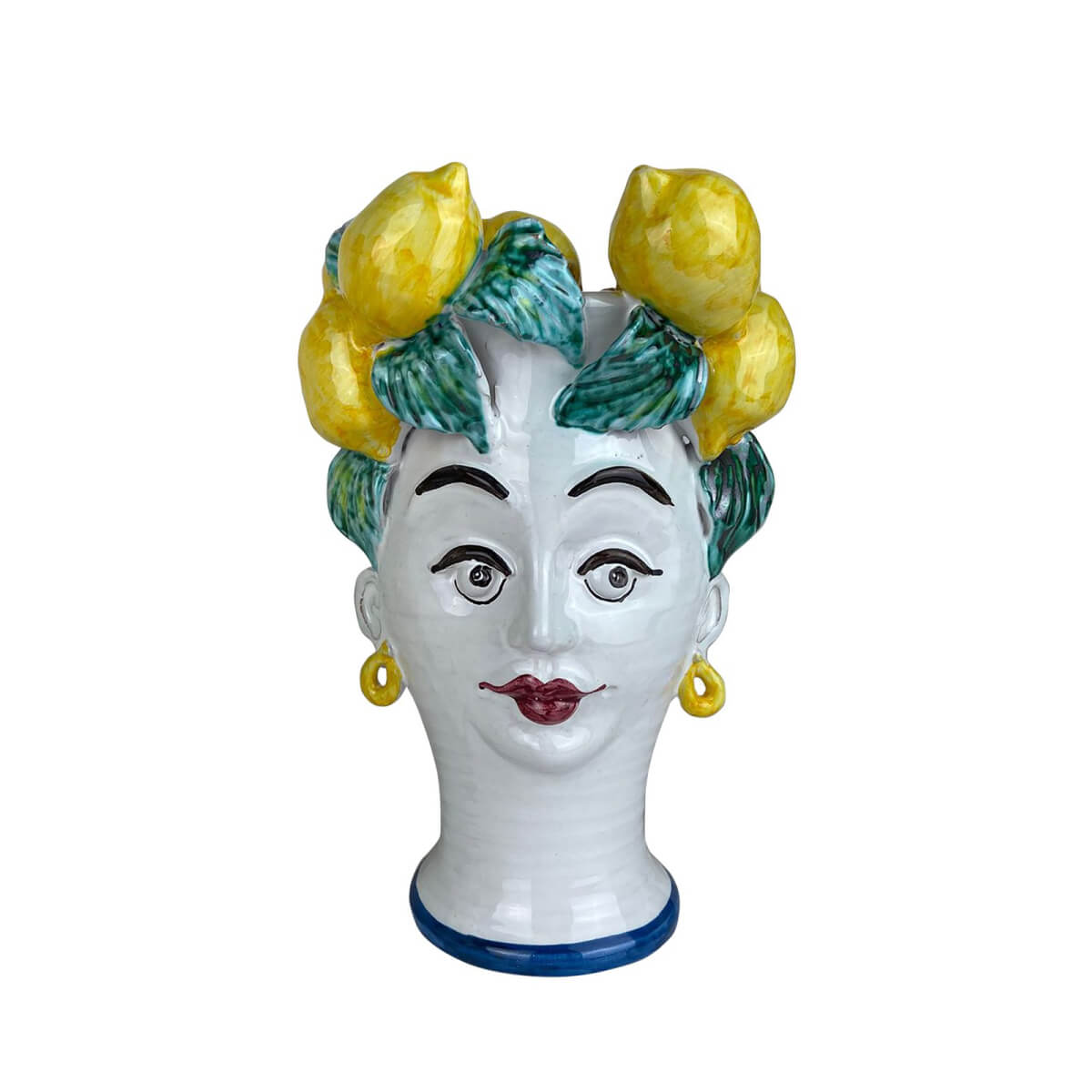 Les Ottoman Sicily Sculpture Hand Painted Vase front | MILK MONEY milkmoney.co | Home decor online, Modern home decor, Luxury home furnishings, Best home decor, Home accessories for sale, Living room furniture sets, Kitchen decor ideas, Wall art for home, Bathroom accessories, Vintage home decor, Minimalist home decor