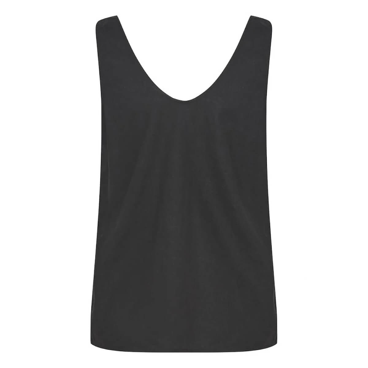 Linen Tank Top black front | MILK MONEY milkmoney.co | cute tops for women. trendy tops for women. cute blouses for women. stylish tops for women. pretty womens tops.