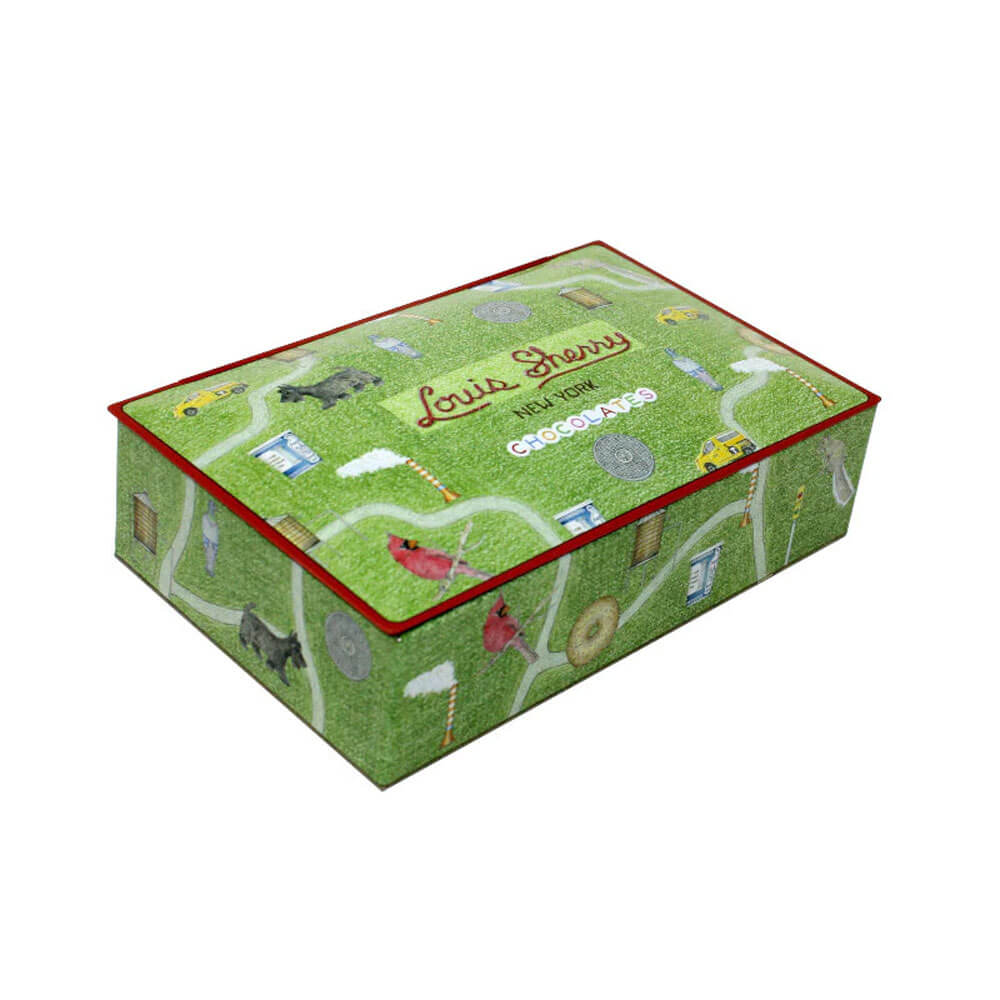 Louis Sherry Chocolates Central Park by Eric Anderson front | MILK MONEY milkmoney.co | white elephant gift ideas, gift, mother's day gift ideas, white elephant gift, gift shops near me