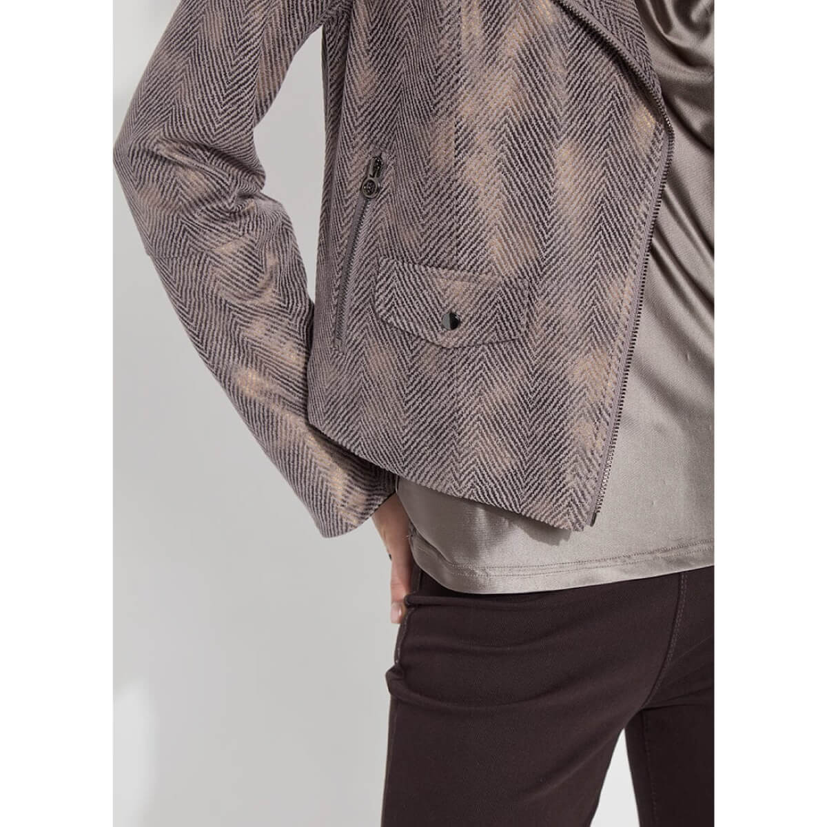 Lysse Amelia Moto Jacket ash grey front | MILK MONEY milkmoney.co | cute jackets for women. cute coats. cool jackets for women. stylish jackets for women. trendy jackets for women. trendy womens coats.