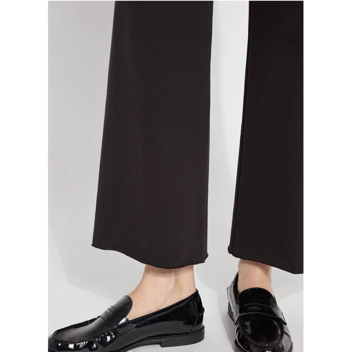 Lysse Erin Wide Leg Denim Pants black detail | MILK MONEY milkmoney.co | cute pants for women. cute trendy pants.