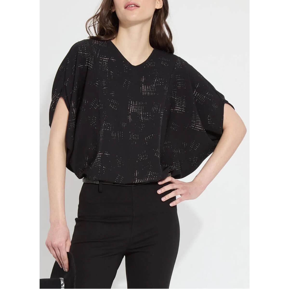 Lysse Genesis Dolman Top black front | MILK MONEY milkmoney.co | cute tops for women. trendy tops for women. cute blouses for women. stylish tops for women. pretty womens tops.