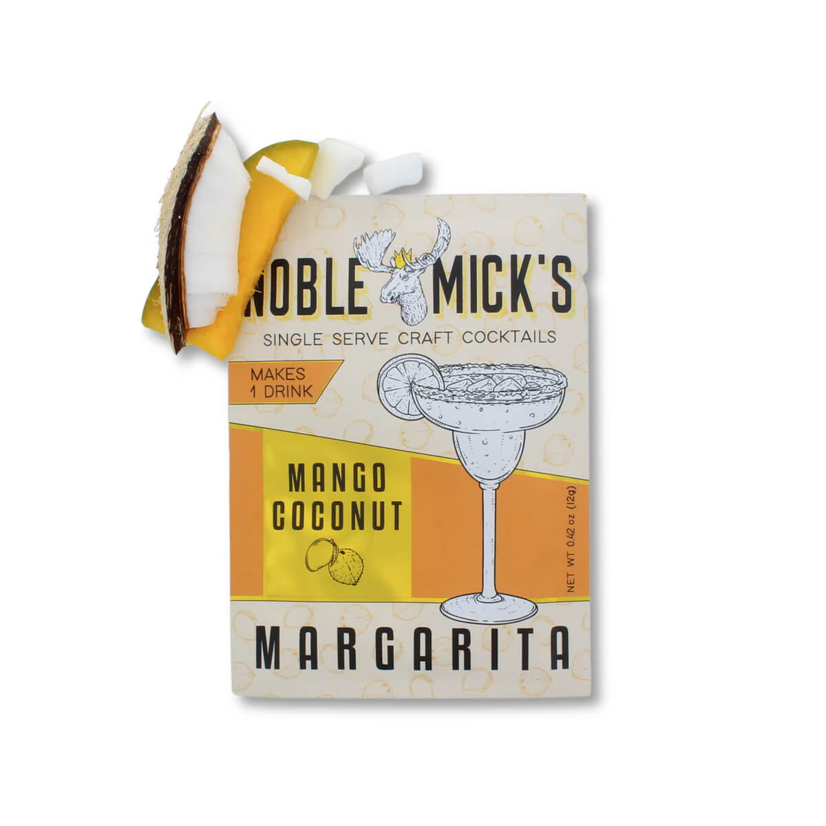 Mango Coconut Margarita Single Serve Craft Cocktail