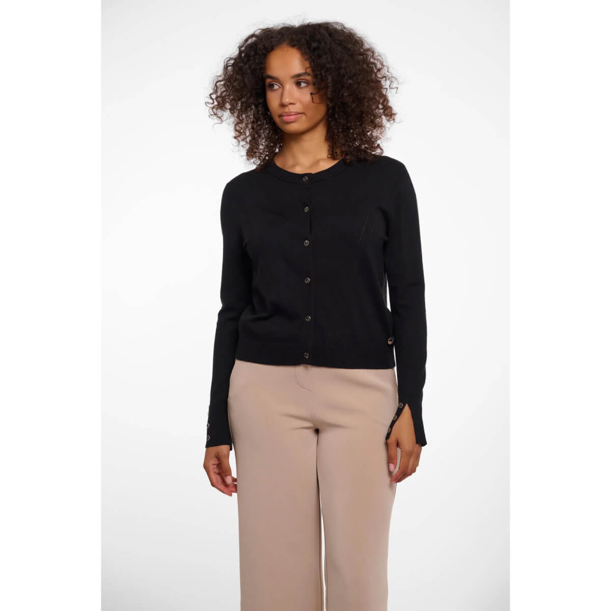 Nina Cardigan black front | MILK MONEY milkmoney.co | cute tops for women. trendy tops for women. cute blouses for women. stylish tops for women. pretty womens tops.