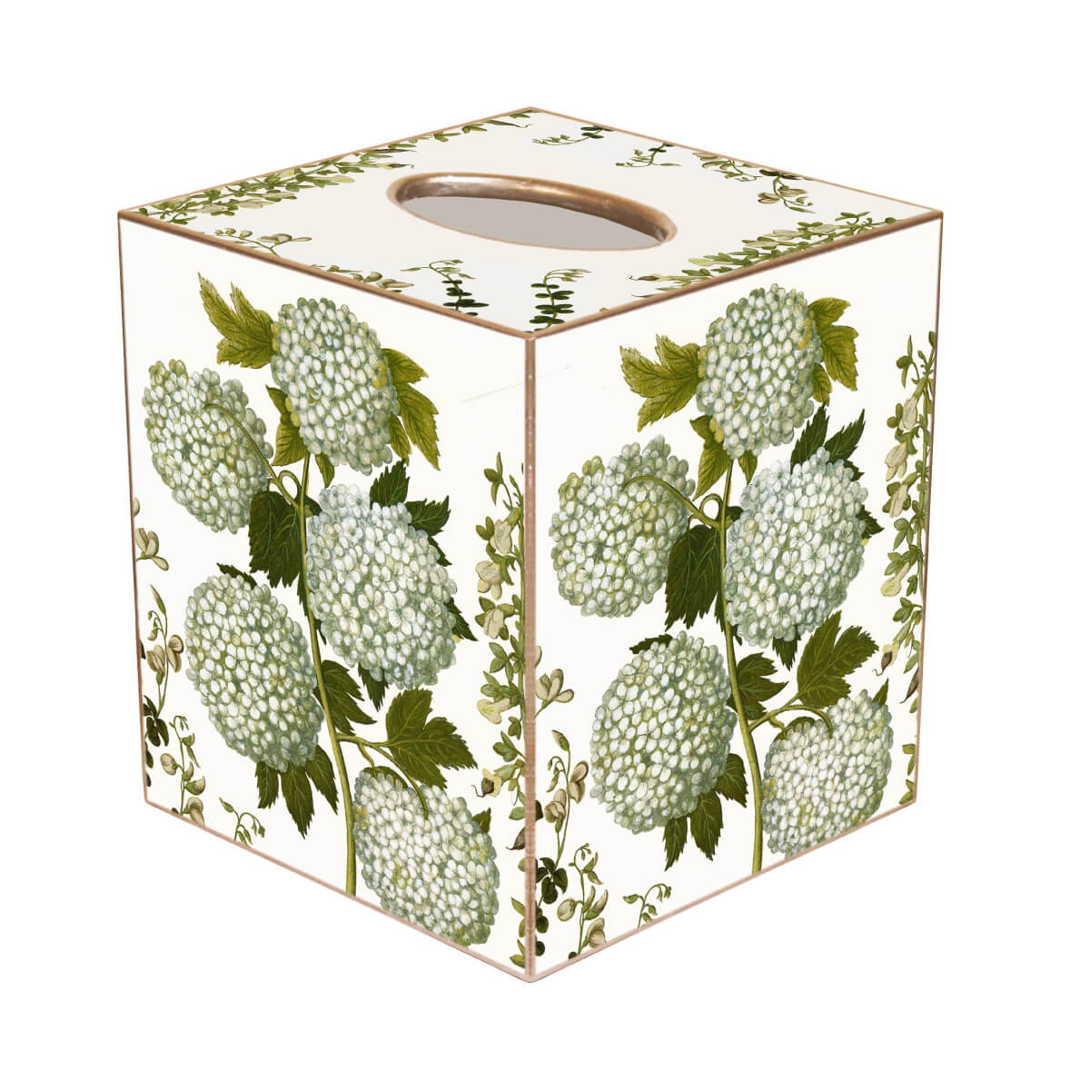 Pale Hydrangeas Paper Mache Tissue Box Cover white front | MILK MONEY milkmoney.co | Home decor online, Modern home decor, Luxury home furnishings, Best home decor, Home accessories for sale, Living room furniture sets, Kitchen decor ideas, Wall art for home, Bathroom accessories, Vintage home decor, Minimalist home decor