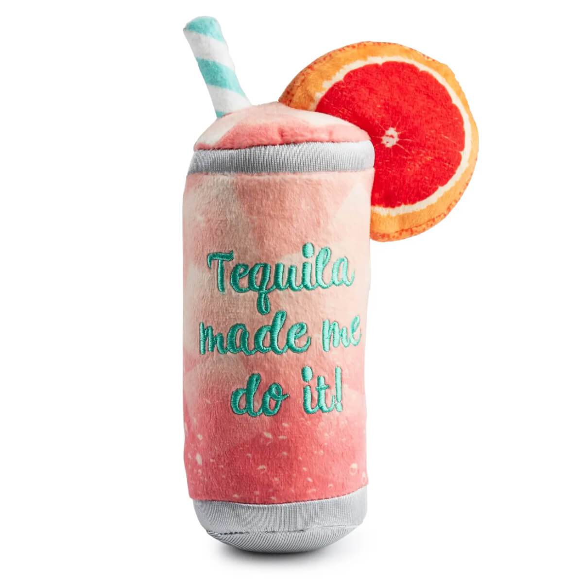 Pawloma Squeaker Dog Toy pink back | MILK MONEY milkmoney.co | white elephant gift ideas, gift, mother's day gift ideas, white elephant gift, gift shops near me