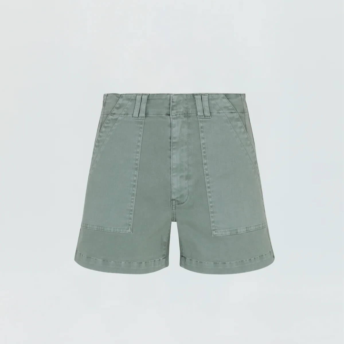 Pistola Marissa High Rise Utility Short green front | MILK MONEY milkmoney.co | cute clothes for women. womens online clothing. trendy online clothing stores. womens casual clothing online. trendy clothes online. trendy women's clothing online. ladies online clothing stores. trendy women's clothing stores. cute female clothes.