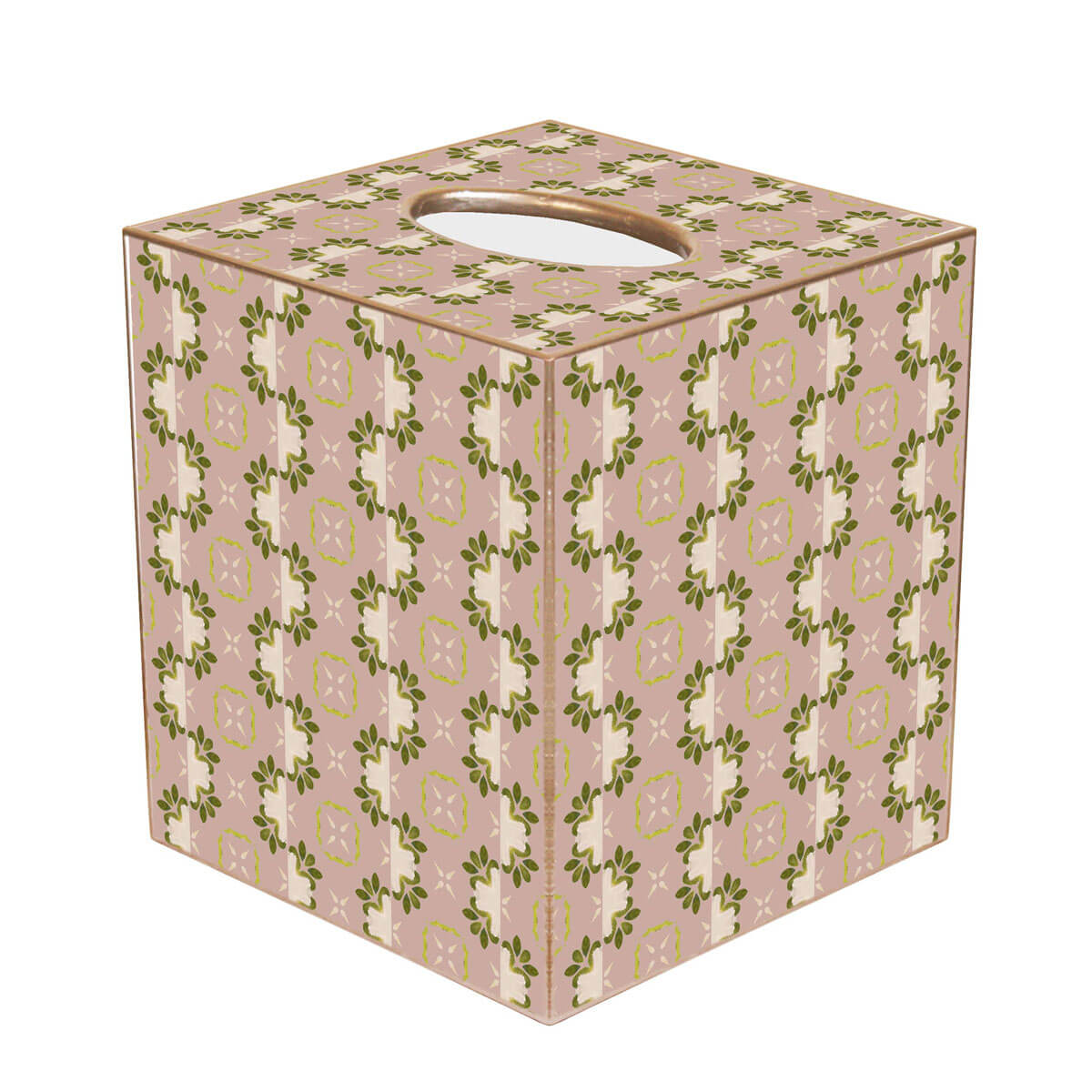 Primrose Mauve by Laura Park Paper Mache Tissue Box Cover