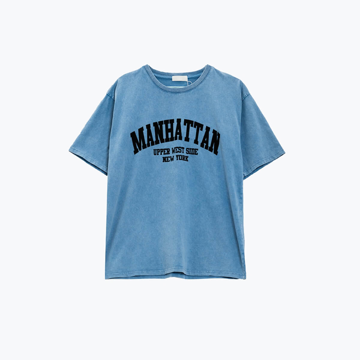 Relaxed Manhattan Graphic T-Shirt blue front | MILK MONEY milkmoney.co | cute clothes for women. womens online clothing. trendy online clothing stores. womens casual clothing online. trendy clothes online. trendy women's clothing online. ladies online clothing stores. trendy women's clothing stores. cute female clothes.