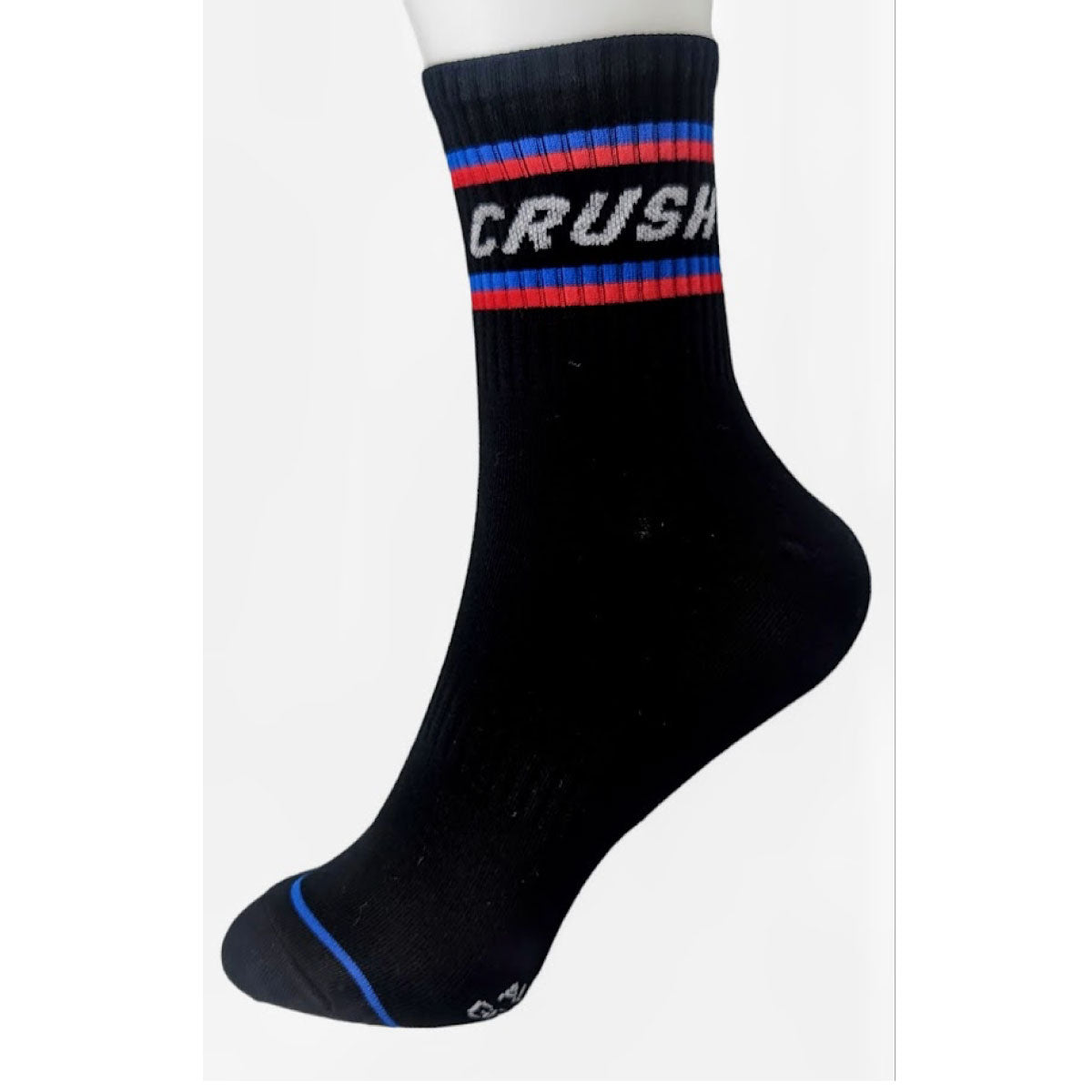 Retro Crush Half Crew Socks white back | MILK MONEY milkmoney.co | women's accessories. cute accessories. trendy accessories. cute accessories for girls. ladies accessories. women's fashion accessories.