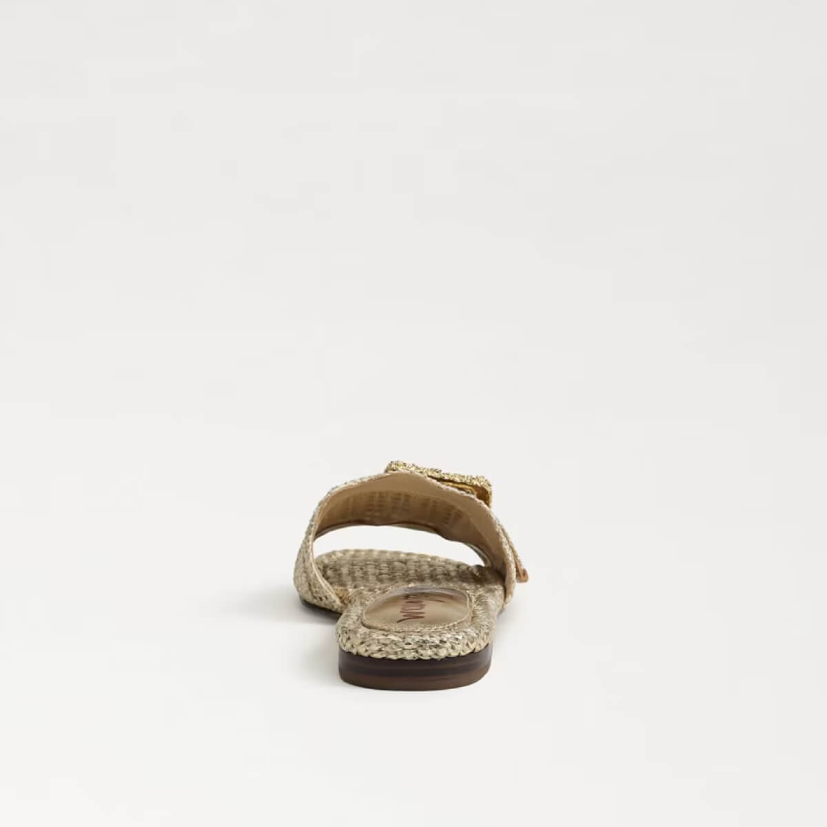 Sam Edelman Bambi Slide Sandal gold back | MILK MONEY milkmoney.co | cute shoes for women. ladies shoes. nice shoes for women. footwear for women. ladies shoes online. ladies footwear. womens shoes and boots. pretty shoes for women. beautiful shoes for women.