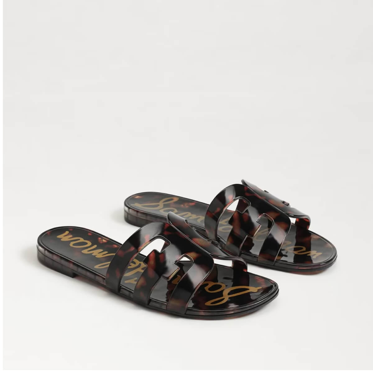 Sam Edelman Bay Jelly Slide Sandal tortoise | MILK MONEY milkmoney.co | cute sandals for women. cute slides for women. trendy womens sandals. women sandals online. pretty sandals for women. cute slides womens.