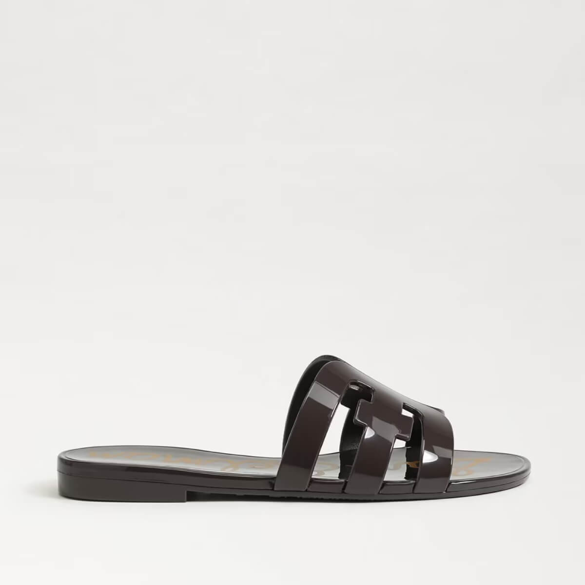 Sam Edelman Bay Jelly Slide Sandal noir | MILK MONEY milkmoney.co | cute sandals for women. cute slides for women. trendy womens sandals. women sandals online. pretty sandals for women. cute slides womens.