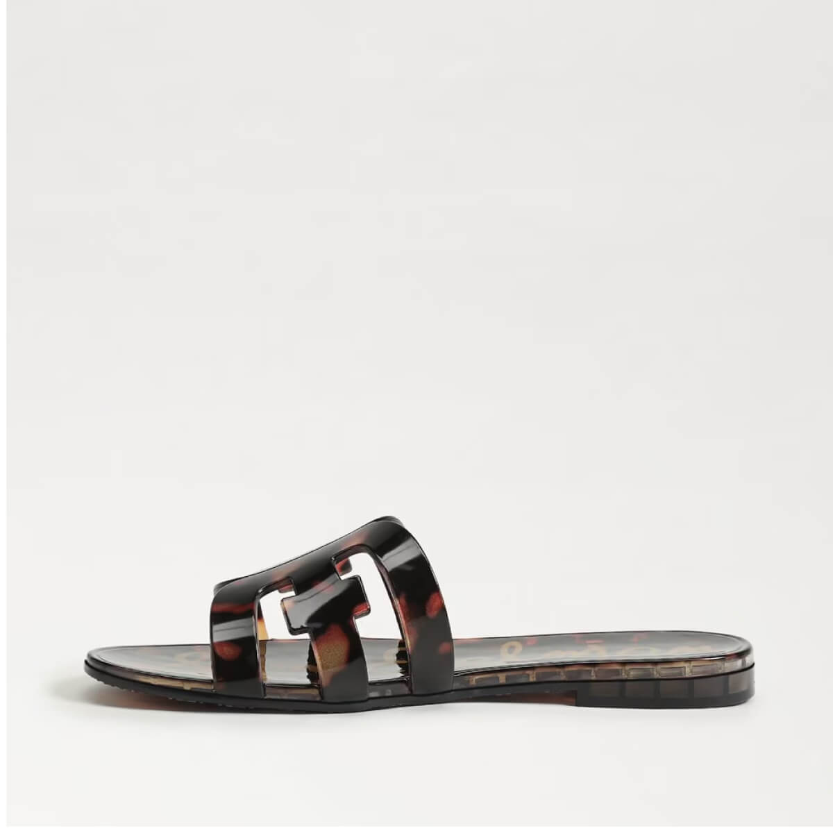 Sam Edelman Bay Jelly Slide Sandal tortoise | MILK MONEY milkmoney.co | cute sandals for women. cute slides for women. trendy womens sandals. women sandals online. pretty sandals for women. cute slides womens.