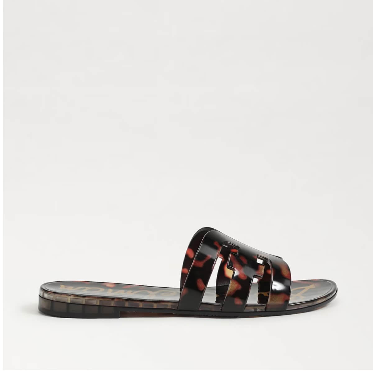 Sam Edelman Bay Jelly Slide Sandal tortoise | MILK MONEY milkmoney.co | cute sandals for women. cute slides for women. trendy womens sandals. women sandals online. pretty sandals for women. cute slides womens.