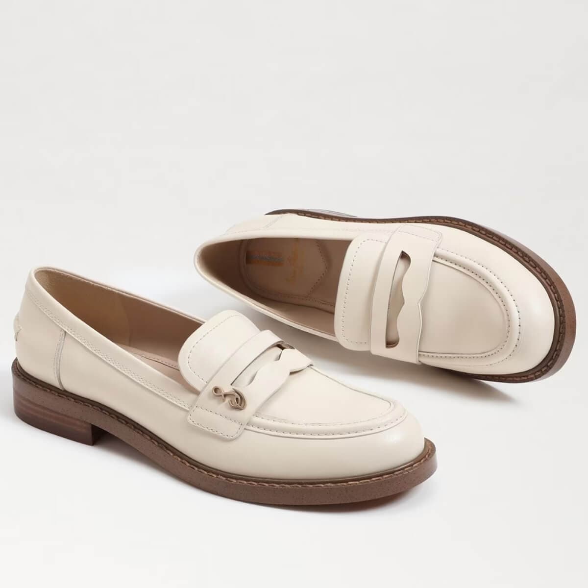 Sam Edelman Colin Loafer ivory side | MILK MONEY milkmoney.co | cute shoes for women. ladies shoes. nice shoes for women. footwear for women. ladies shoes online. ladies footwear. womens shoes and boots. pretty shoes for women. beautiful shoes for women.