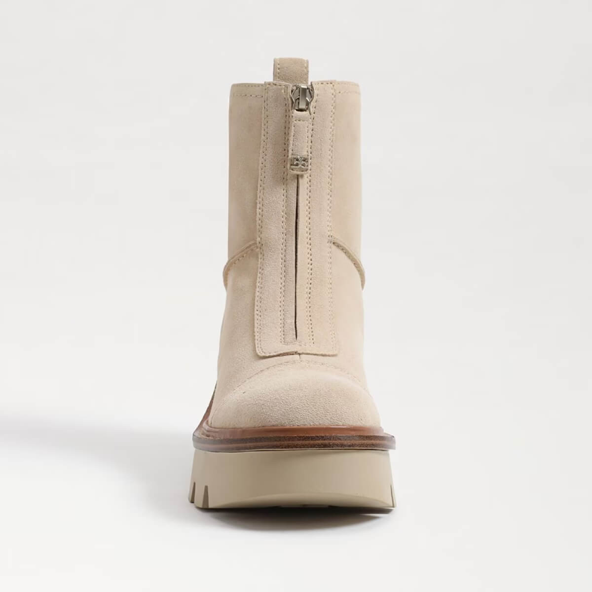 Sam Edelman Cooper Zip-Up Chelsea Boot oat front | MILK MONEY milkmoney.co | cute shoes for women. ladies shoes. nice shoes for women. footwear for women. ladies shoes online. ladies footwear. womens shoes and boots. pretty shoes for women. beautiful shoes for women.