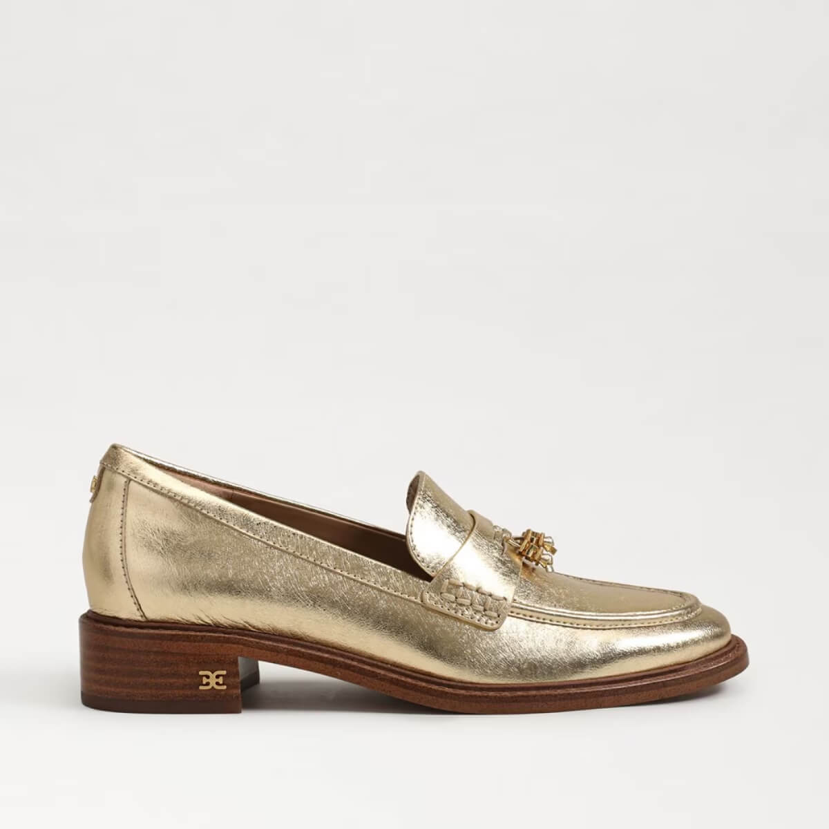 Sam Edelman Denise Tassel Penny Loafer amber gold leather side | MILK MONEY milkmoney.co | cute shoes for women. ladies shoes. nice shoes for women. footwear for women. ladies shoes online. ladies footwear. womens shoes and boots. pretty shoes for women. beautiful shoes for women.