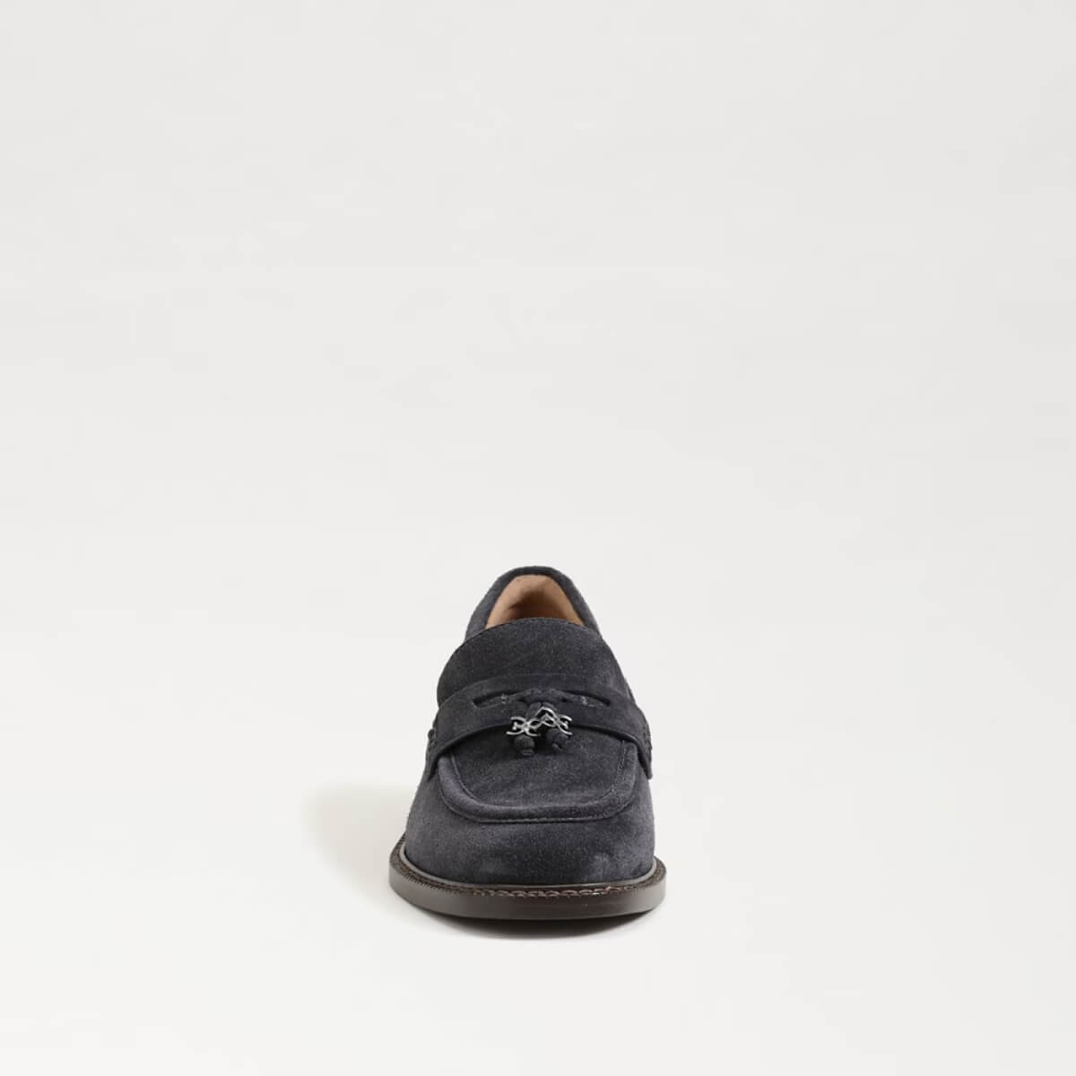 Sam Edelman Denise Tassel Penny Loafer midnight blue suede front | MILK MONEY milkmoney.co | cute shoes for women. ladies shoes. nice shoes for women. footwear for women. ladies shoes online. ladies footwear. womens shoes and boots. pretty shoes for women. beautiful shoes for women.