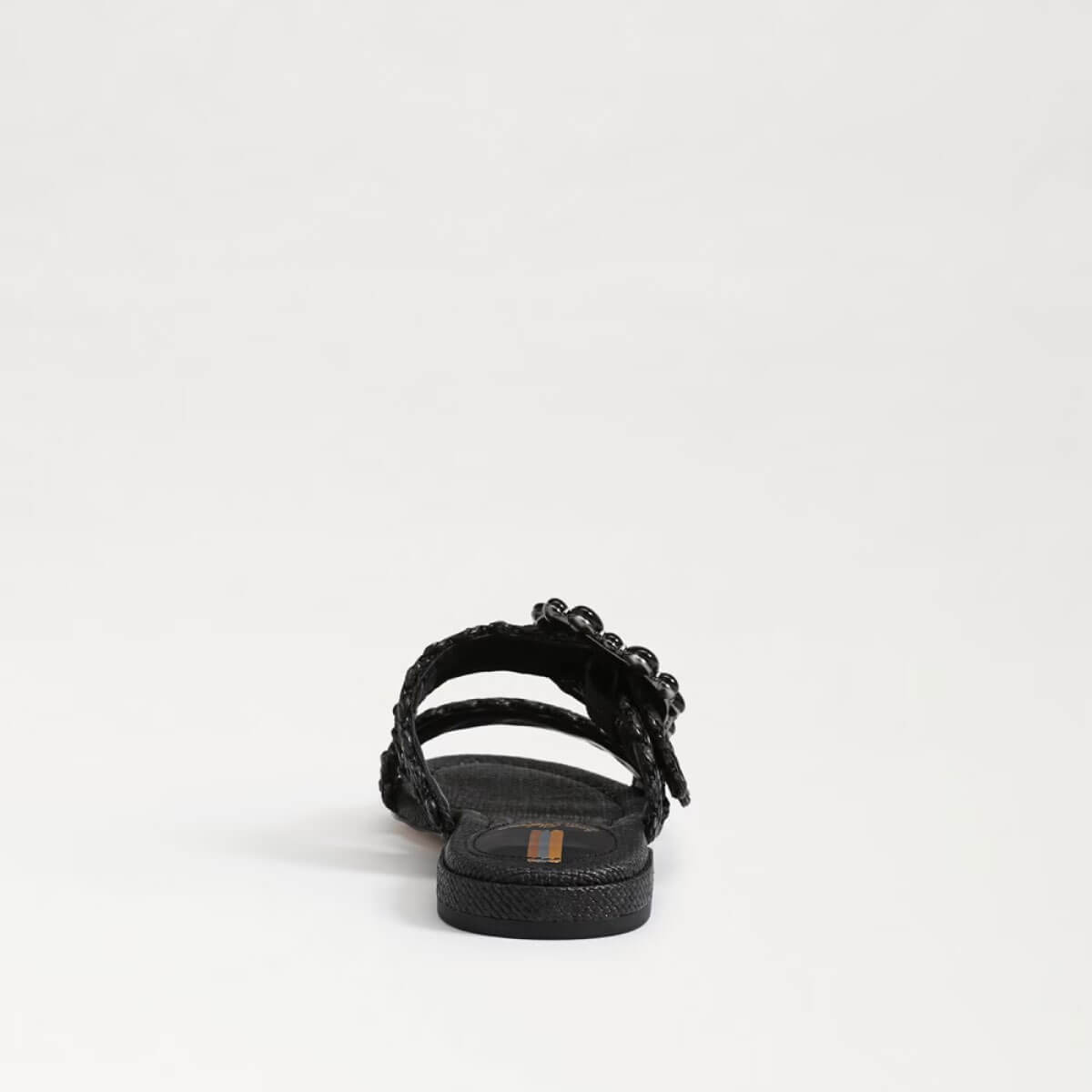 Sam Edelman Elisa Slide Sandal black back | MILK MONEY milkmoney.co | cute sandals for women. cute slides for women. trendy womens sandals. women sandals online. pretty sandals for women. cute slides womens.