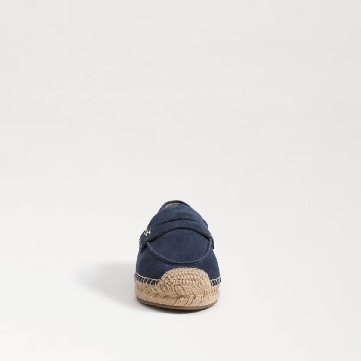 Sam Edelman Kai Espadrille Flat Loafer blue front | MILK MONEY milkmoney.co | cute shoes for women. ladies shoes. nice shoes for women. footwear for women. ladies shoes online. ladies footwear. womens shoes and boots. pretty shoes for women. beautiful shoes for women.