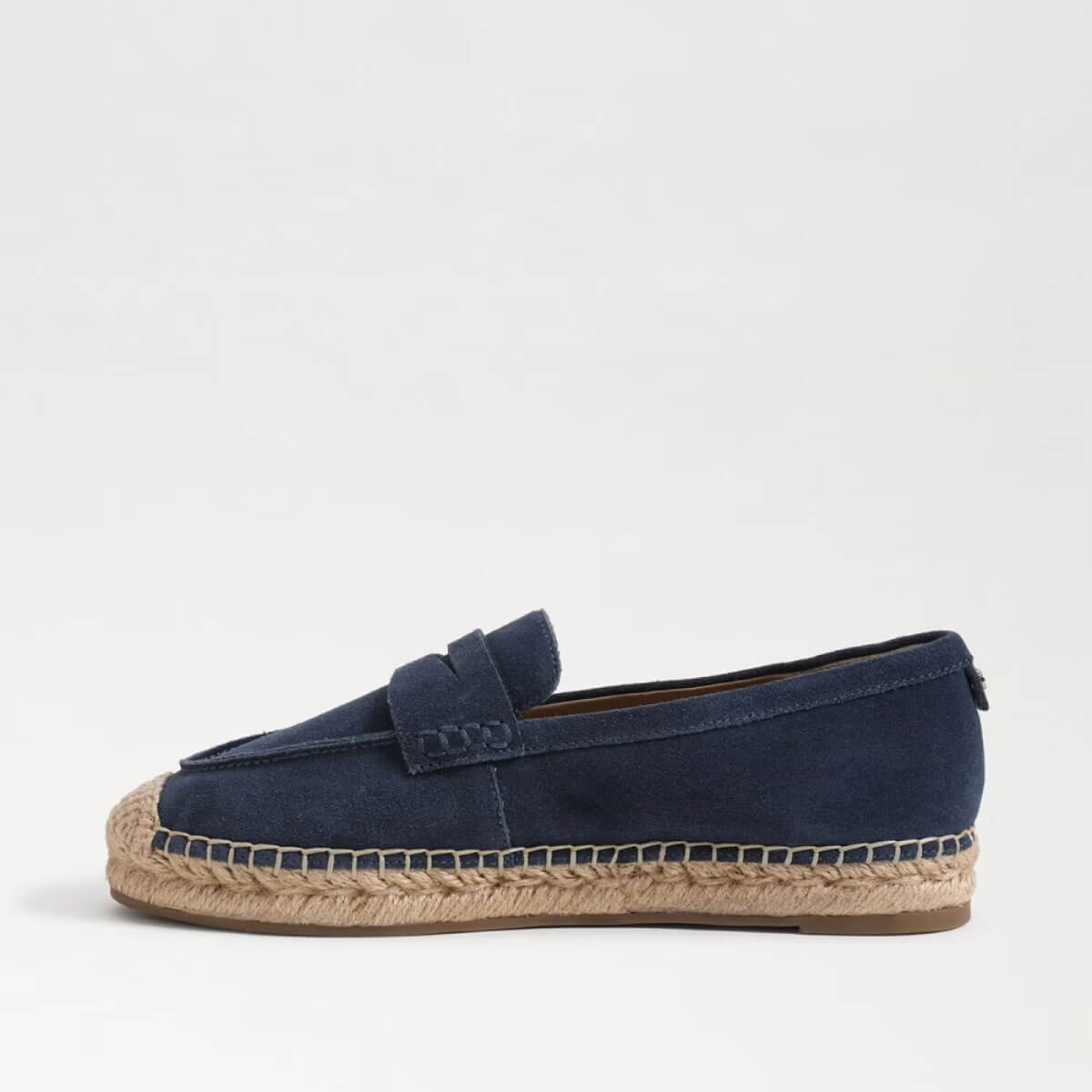 Sam Edelman Kai Espadrille Flat Loafer blue side | MILK MONEY milkmoney.co | cute shoes for women. ladies shoes. nice shoes for women. footwear for women. ladies shoes online. ladies footwear. womens shoes and boots. pretty shoes for women. beautiful shoes for women.