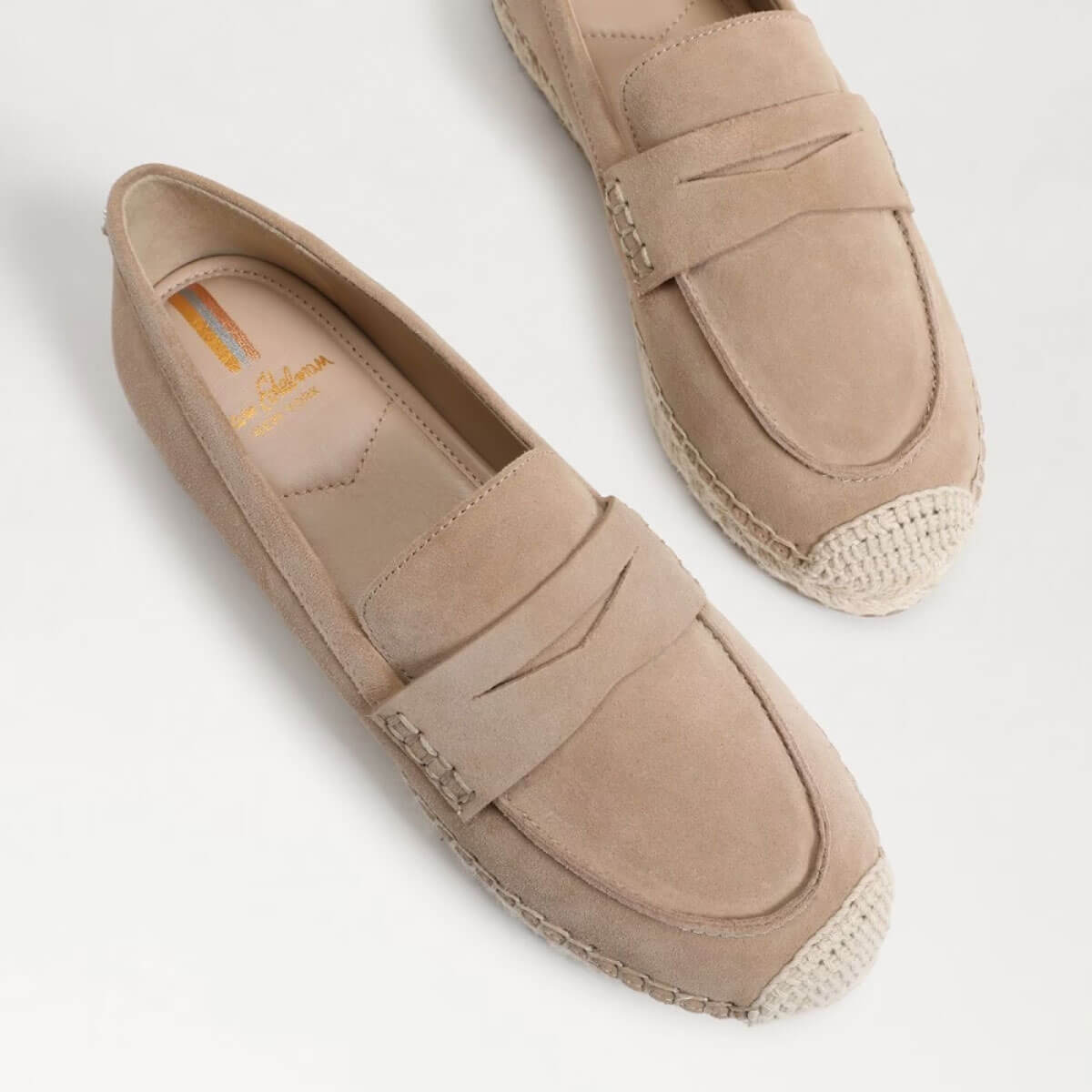 Sam Edelman Kai Espadrille Flat Loafer taupe top | MILK MONEY milkmoney.co | cute shoes for women. ladies shoes. nice shoes for women. footwear for women. ladies shoes online. ladies footwear. womens shoes and boots. pretty shoes for women. beautiful shoes for women.