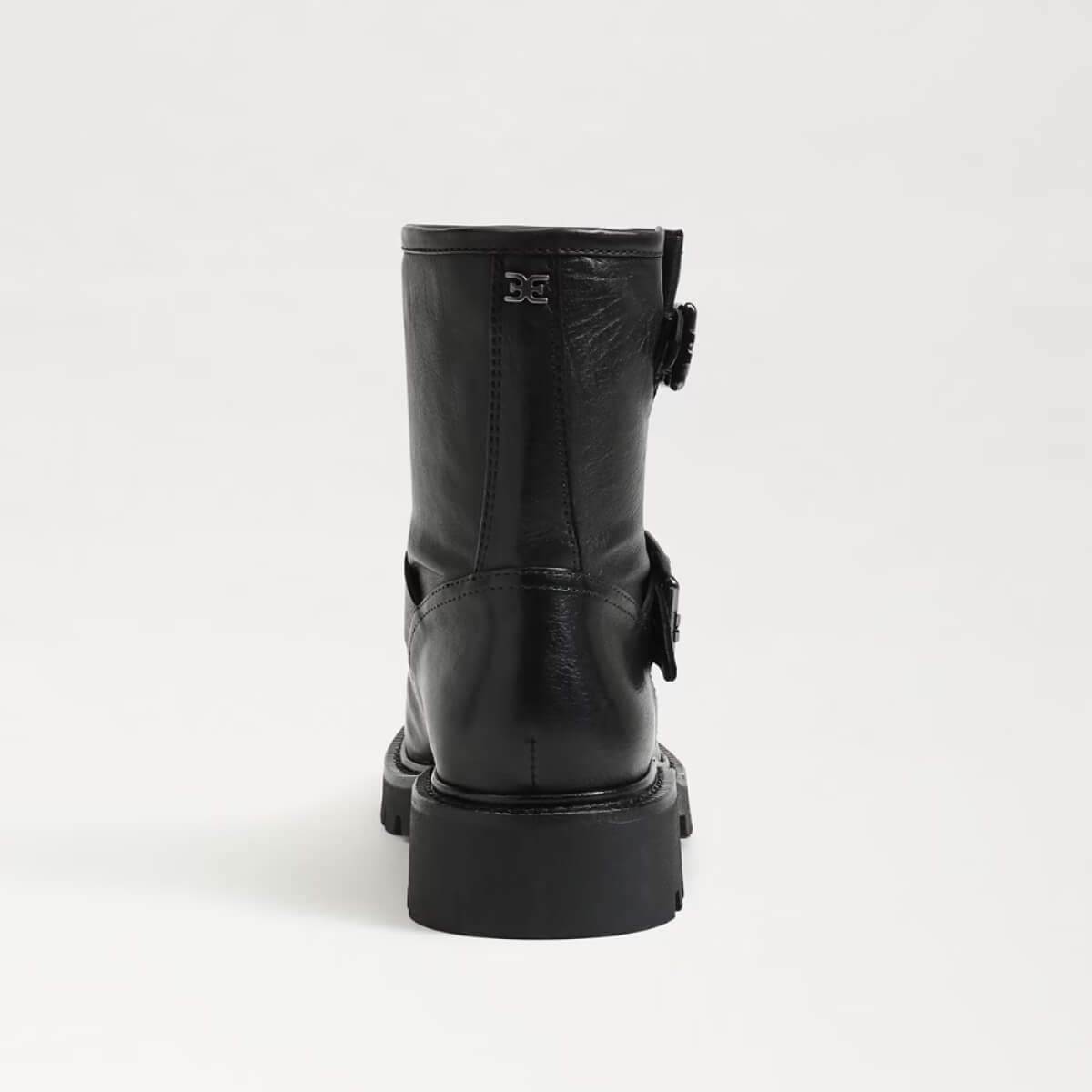 Sam Edelman Kinsley Motorcycle Boot black leather back | MILK MONEY milkmoney.co | cute shoes for women. ladies shoes. nice shoes for women. footwear for women. ladies shoes online. ladies footwear. womens shoes and boots. pretty shoes for women. beautiful shoes for women.