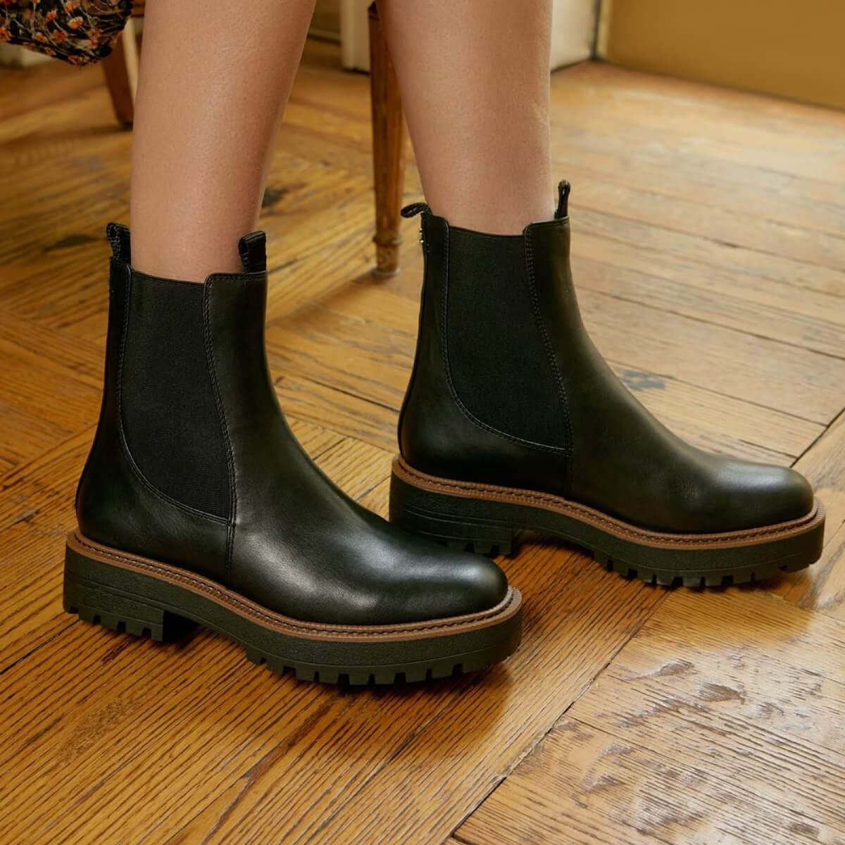 Sam Edelman Laguna Chelsea Boot black side | MILK MONEY milkmoney.co | cute shoes for women. ladies shoes. nice shoes for women. footwear for women. ladies shoes online. ladies footwear. womens shoes and boots. pretty shoes for women. beautiful shoes for women.