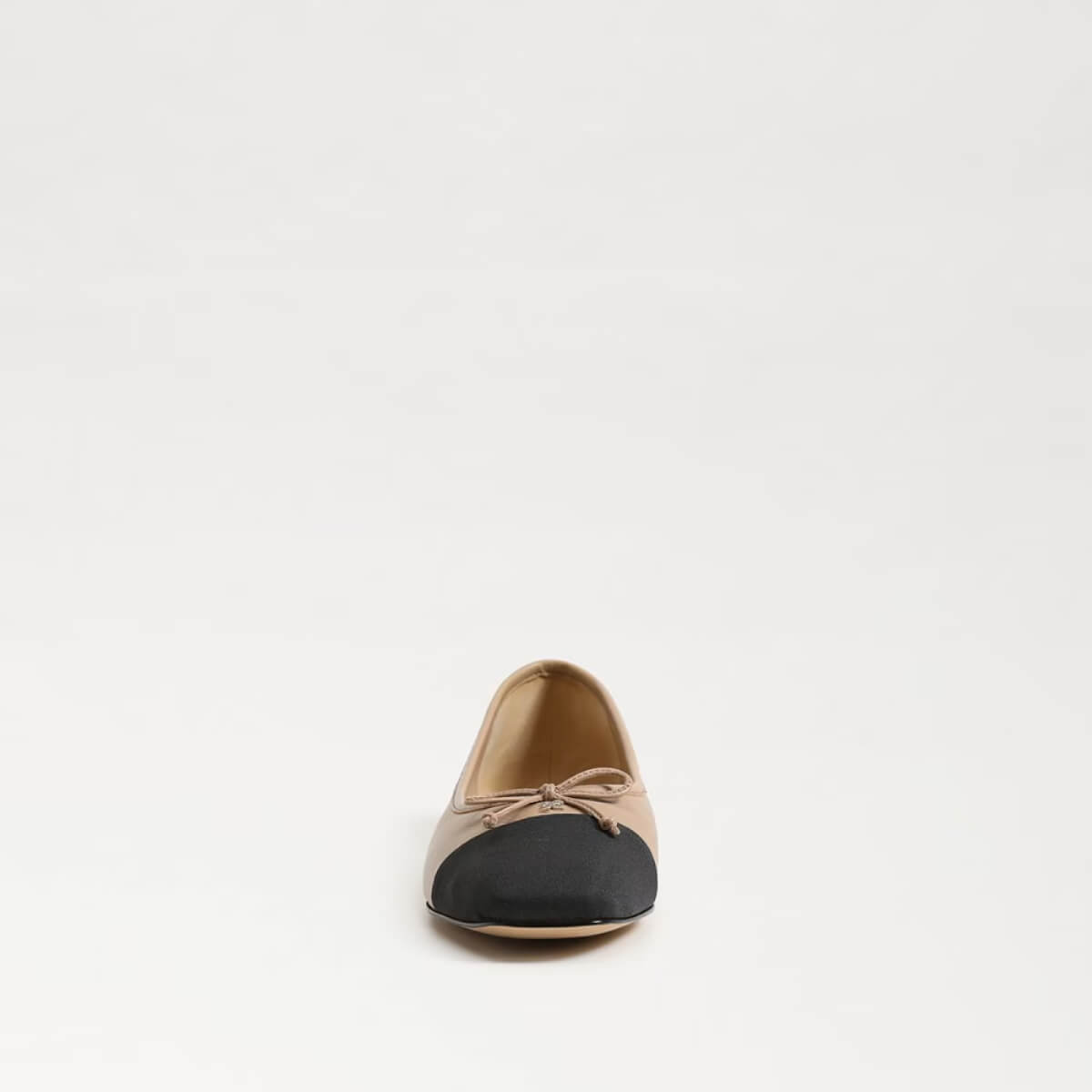 Sam Edelman Marley Ballet Flat beige black front | MILK MONEY milkmoney.co | cute shoes for women. ladies shoes. nice shoes for women. footwear for women. ladies shoes online. ladies footwear. womens shoes and boots. pretty shoes for women. beautiful shoes for women.