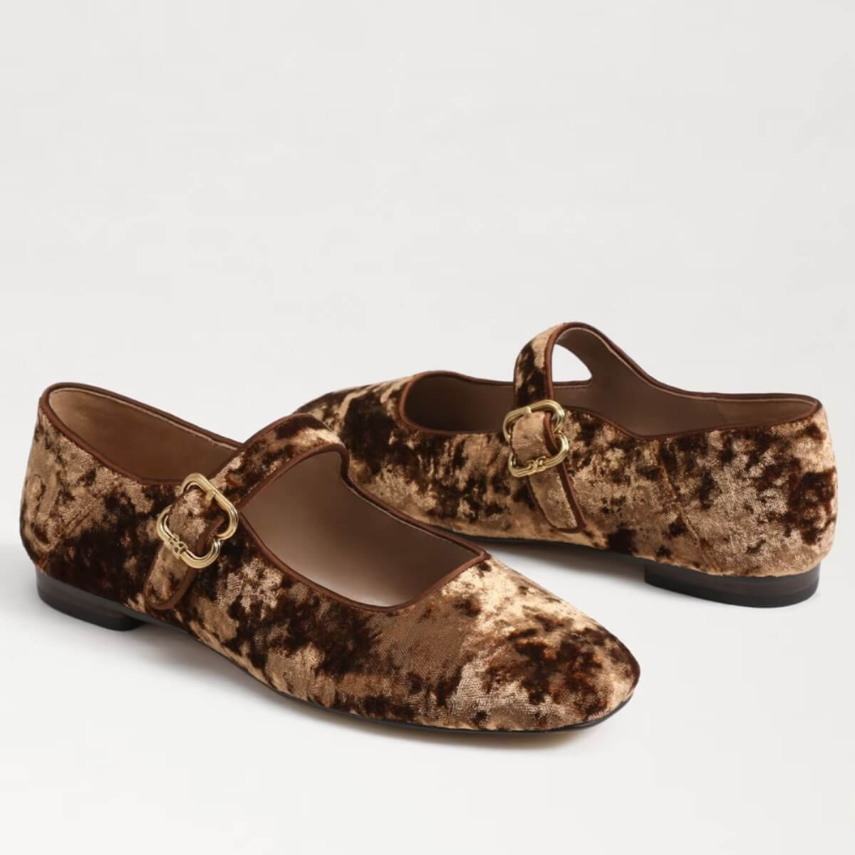 Sam Edelman Michaela Mary Jane Flat copper bronze velvet | MILK MONEY milkmoney.co | cute shoes for women. ladies shoes. nice shoes for women. footwear for women. ladies shoes online. ladies footwear. womens shoes and boots. pretty shoes for women. beautiful shoes for women.