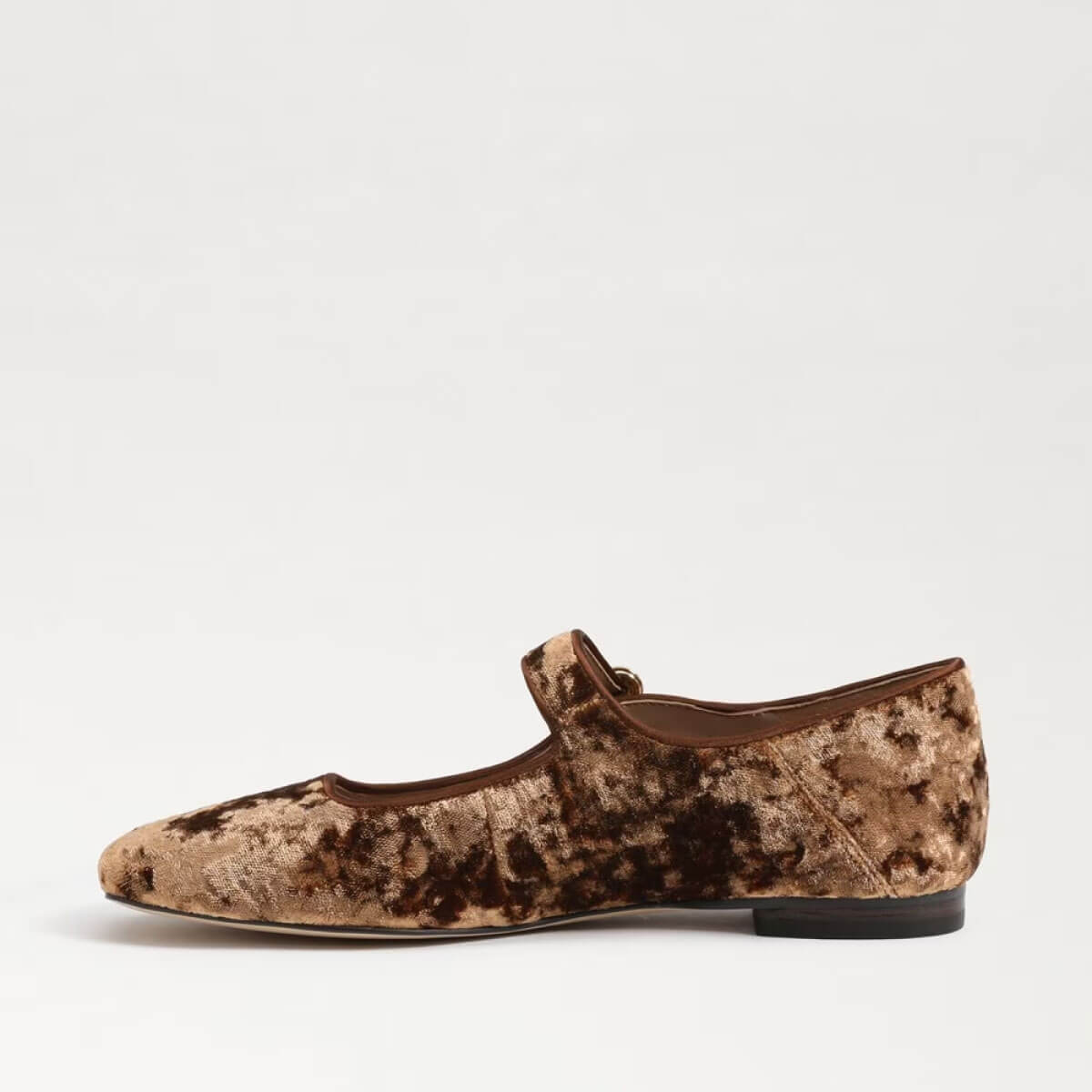 Sam Edelman Michaela Mary Jane Flat copper bronze velvet side | MILK MONEY milkmoney.co | cute shoes for women. ladies shoes. nice shoes for women. footwear for women. ladies shoes online. ladies footwear. womens shoes and boots. pretty shoes for women. beautiful shoes for women.