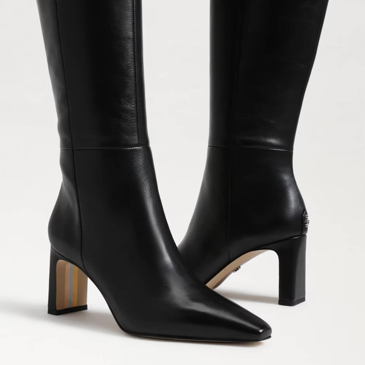 Sam Edelman Sylvia Wide Calf Knee High Boot black leather side | MILK MONEY milkmoney.co | cute shoes for women. ladies shoes. nice shoes for women. ladies shoes online. ladies footwear. womens shoes and boots. pretty shoes for women. beautiful shoes for women.