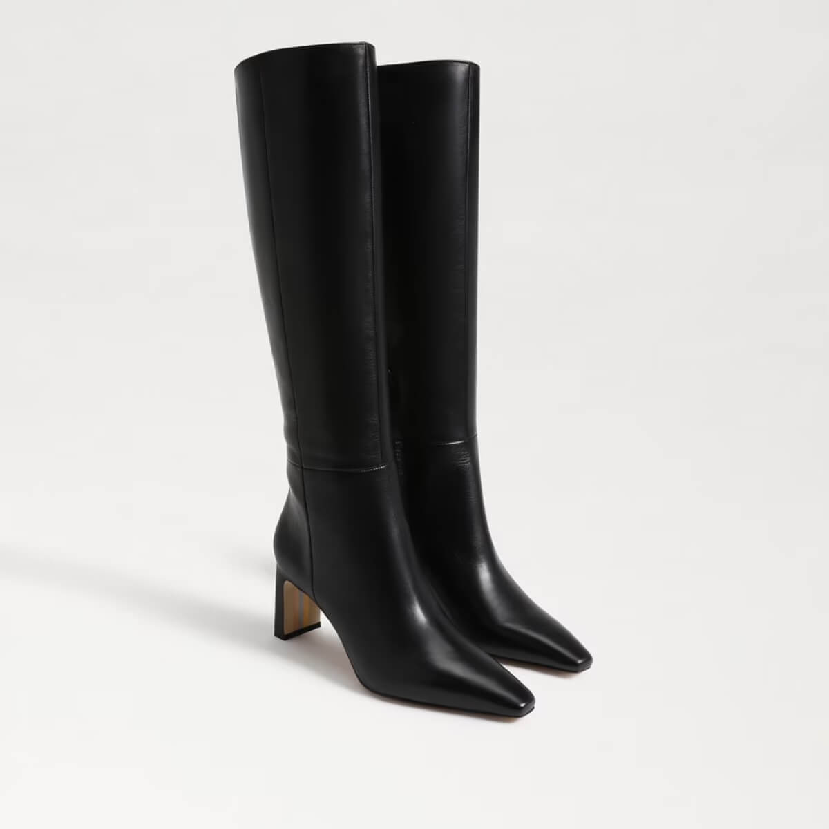 Sam Edelman Sylvia Wide Calf Knee High Boot black leather side | MILK MONEY milkmoney.co | cute shoes for women. ladies shoes. nice shoes for women. ladies shoes online. ladies footwear. womens shoes and boots. pretty shoes for women. beautiful shoes for women.
