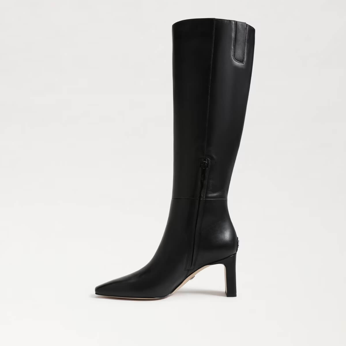 Sam Edelman Sylvia Wide Calf Knee High Boot black leather side | MILK MONEY milkmoney.co | cute shoes for women. ladies shoes. nice shoes for women. ladies shoes online. ladies footwear. womens shoes and boots. pretty shoes for women. beautiful shoes for women.