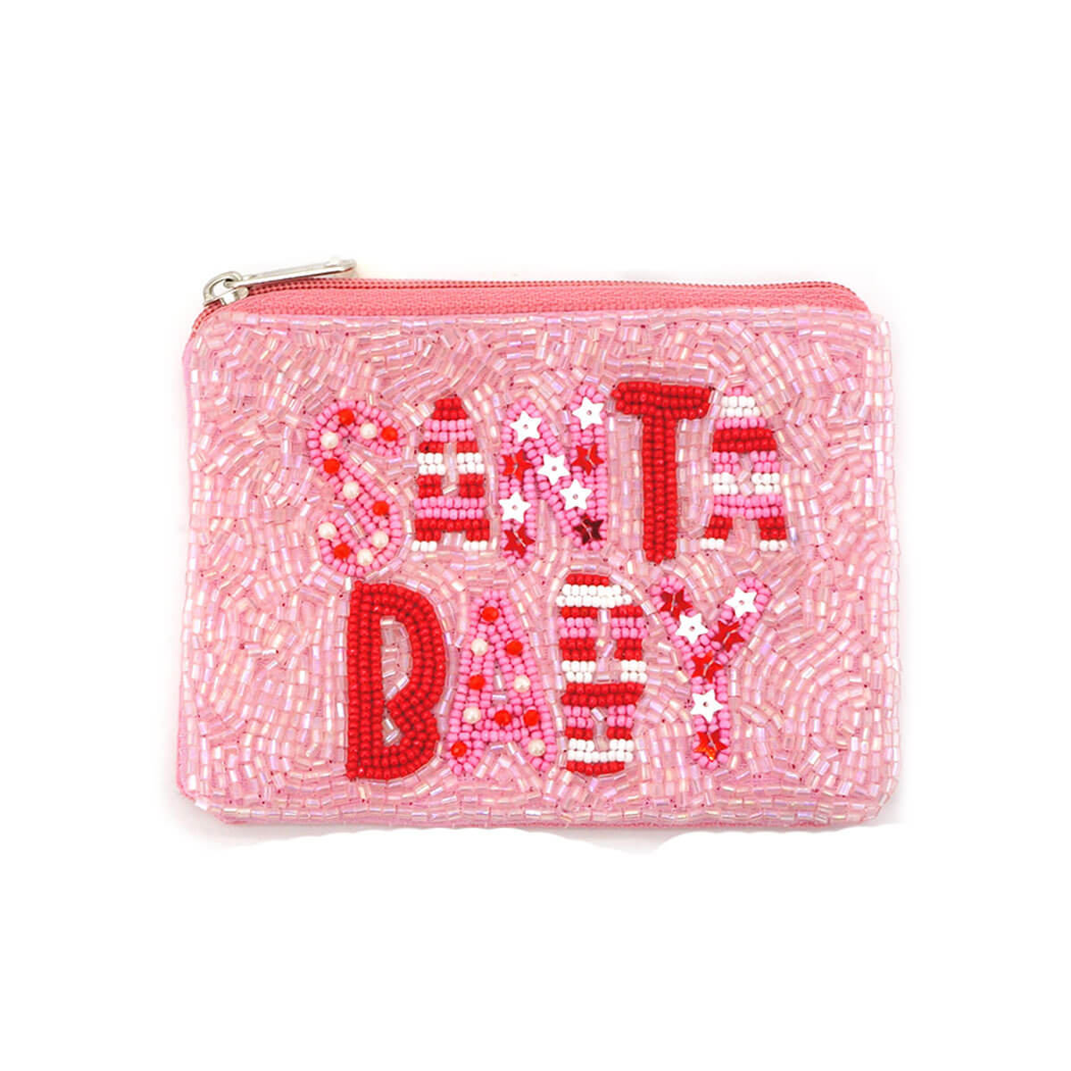 Santa Baby Beaded Coin Bag