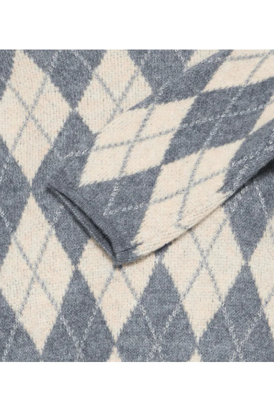 b. young Bynafta Argyle Jumper