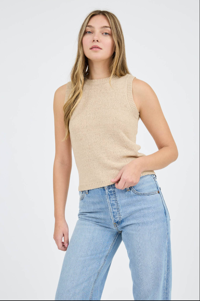 Knit Pullover Sweater Tank