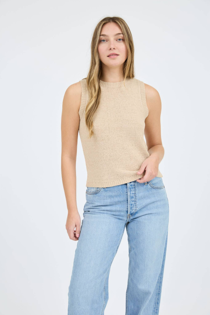 Knit Pullover Sweater Tank